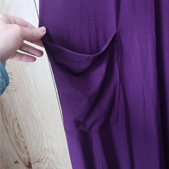 Zenana Premium Purple Long Line Duster Cardigan Size Medium - Picture 2 of 7